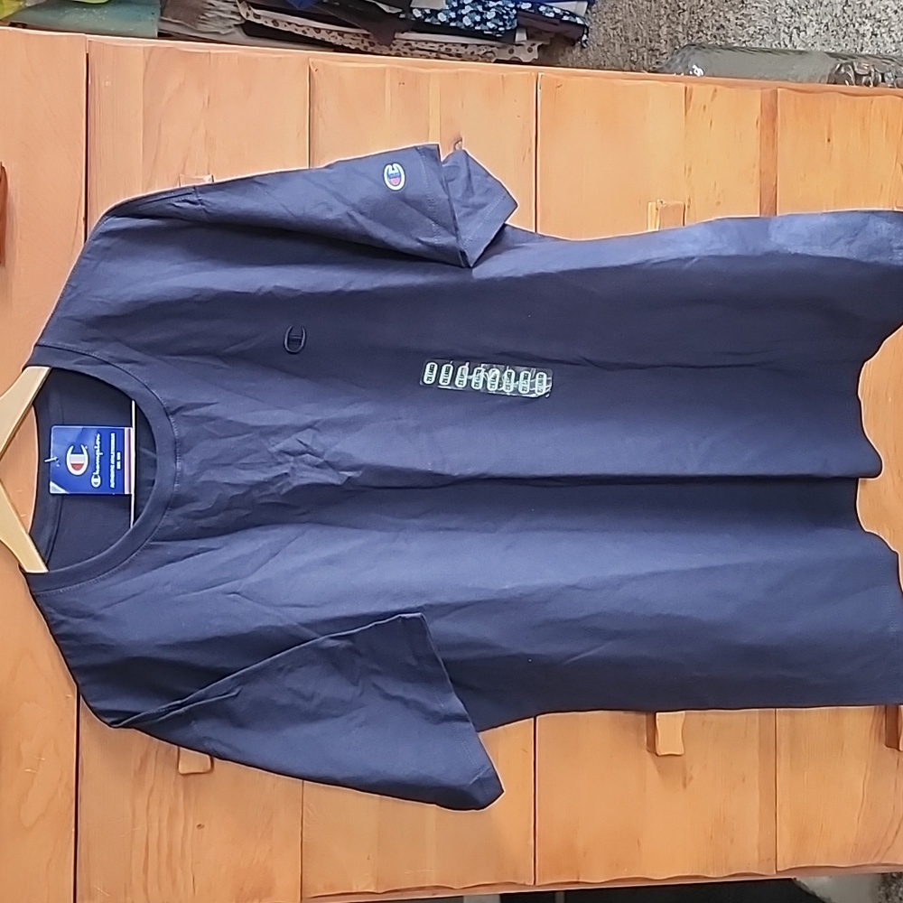 Champion: Heritage Short-Sleeve T-Shirt w/ C Logo, Navy, Men's 2XL